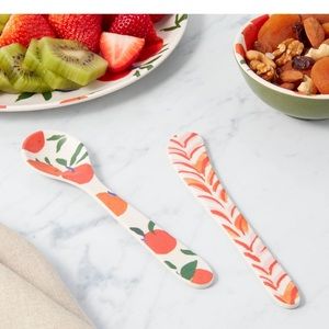 NWT 2pc Bamboo Melamine Spoon/ Spreader Set - Opalhouse-choose print at checkout